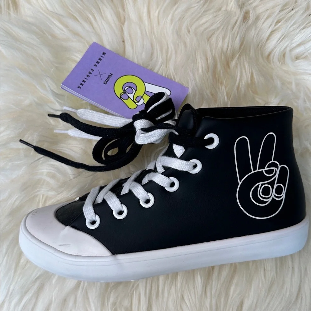PEACE REIMA & MINNA PARIKKA SNEAKERS kids size 36 NWT - Picture 6 of 13